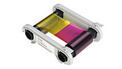 Полноцветная лента (YMCKO) на 500 оттисков с чистящим роликом; для принтера Advent SOLID 700 в Иваново